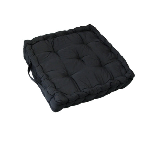 1 Pc Floor Box Cushion Pad 40 x 40+ 8 cm Black V442-BZO-CHAIRCU-1PCBOXCUSHION-BLACK-SQ