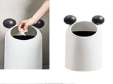 Trash Can Inclined Opening Large Capacity Modern Look Thickened Garbage Bin for Kitchen Bathroom V1294-YM0626-3117220287511