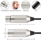 10m Hridz XLR Cable Male To Female Audio Output and Input Apply To KTV Microphone V571-HZMFXLRCABLE-10M