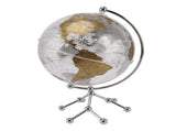 Illuminated Earth Globe Rotating World Globe with String Light for Home Decoration V1294-YM0901-3115230083111