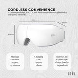 Orku Rechargeable Eye Massager Vibration Heat Pressure Therapy with Bluetooth V238-SUPDZ-41241151275088