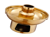 22cm 410 Stainless Steel Dessert Pan Dry Dessert Container Pot Fruit Bowl Fountain Fondue for V1294-YM0901-3118240131611