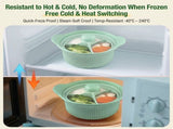 31 Double-Layer Food-Grade Silicone Microwave Steamer with Collapsible Design BPA-Free, V1341-ZY-WUHPLQE8-L-BLUE