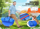 Dog Agility Training Equipment, 5 PCS Set with Adjustable High Hurdles,6 Weave Poles, Tunnel, Jump V952-TYKMJKCTJJCKQMHUSV0