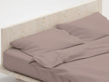 1000 Thread Count Cotton Rich Double Bed Sheet Set 4 Piece, Soft Feel Microfibre Blend, Solid C CVC-10DBL-LN