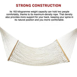 4m Traditional Cotton Rope Hammock with Hanging Hardware V63-836321