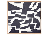 Yezi Modern Wall Art Canvas Abstract 80120cm Framed Artwork Home Office Decor DECO1039-P3-80X120-AU