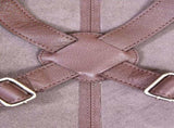 Pierre Cardin Professional Leather Apron Butcher Woodwork Hairdressing Barber Chef - Brown V563-PC3432-BROWN