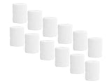12Pcs Bandage Wrap Natural Latex Elastic Self Adhesive Wrap for Cows Dogs Horses 10cm White V1294-YM0523-3111220104717