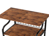 Levede Side Table 3-Tier Storage Shelf Modern Table NI1068-BR-AU