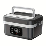 Electric Heating Insulated Lunch Box 304 Stainless Steel Portable Insulated Storage Container, V1106-DRBWWCH002