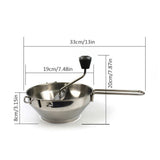 Stainless Steel Potato Blender Kitchen Potato Masher with 3 Ricing Discs Vegetable Blender V1294-YM0717-10137982