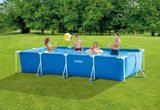 Intex Rectangular Frame Pool 4.5m X 2.2m X 0.84m with Filter/Pump 28274 V1032-IXRECT45PUMP-28274