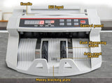 Automatic AUD Money Counter Machine with UV/MG/IR Detection, High-Speed Banknote Counter & Digital V1181-OF009-2108-WH
