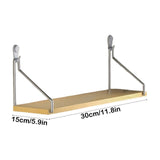 No-Drill Wall-Mounted Shelf with Adhesive Strips and Damage-Free Nails,Easy Installation on Any Wall V1189-LWWAL-20260401-06374