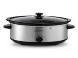 Devanti 6.5L Slow Cooker Electric Multi Cooker with 3 Heat Settings and Keep Warm Function SC-3G-6L-SI