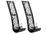 2pcs Wall Candle Holders Exquisite Iron Art Wall Candlestick Durable Antique Candle Scones Wall V1294-YM0703-3115230035011