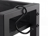 Levede Bedside Table with Charging Station 3 Drawer RGB Light Night Stand Black NI1101-BK-AU