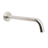 Brushed Nickel 300mm Extra Long Wall Mounted Extention Bathtub Filler Spout Set V1233-SP60530BS