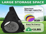 Disc Golf Bag with Retriever Holder and Storage Pockets, Disc Golf Backpack with 8-10 Disc Capacity, V1192-AZ-W-3325