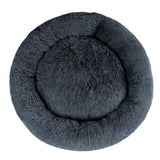 i.Pet Pet Bed Dog Cat 110cm Calming Extra Large Soft Plush Dark Grey PET-BED-D110-DKGR