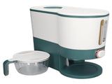 Rice Dispenser Household Food Grade Dry Sealed Grain Cereal Dispenser Bucket for Millet Black V1294-YM0706-3118230211114
