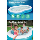 Bestway Kids Pool 262x157x46cm Inflatable Above Ground Swimming Pools 544L BW-POOL-KID-54117