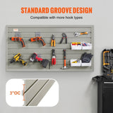Slatwall Panels, 121.9 x 30.48 cm Gray Garage Wall Panels , Heavy Duty Garage Wall V952-BTQBPVCF8SQFMTCK0V0