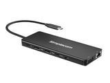 Simplecom CHN613 USB-C 13-in-1 Multiport Docking Station Dual HDMI VGA Triple Display USB 3.2 Gen V28-CHN613