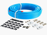 Air Compressor Line Kit, 100FT x 3/4", HDPE-Aluminum Compressed Air Piping System, Leak-Proof, V952-YSKQGDXT34INQP8IVV0