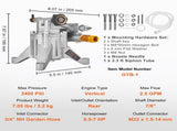 Pressure Washer Pump, 22 mm Shaft Vertical, 3400 PSI, 2.5 GPM, Replacement Power Washer Pumps Kit, V952-ZZXPBZZ78INCHDXGMV0
