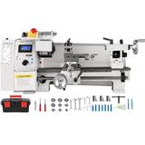 VEVOR Mini Metal Lathe 8x14, Mini Lathe Machine 2250 PRM Variable Speed Change,Precision Mini Lathe V952-JSMNCC8X140000001V3