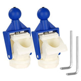 2-Pack Honey Gate Valve with Screwdriver for Buckets - Plastic Bottling Tap for Honey Extracting V1366-AZ2-W-14360