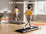 Everfit 3 in 1 Walking Pad Treadmill 12% Incline Under Desk Treadmills for Home Gym With 38cm Wide TMILL-380-2INC-PK
