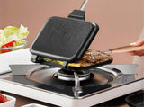 Double-Sided Sandwich Pan Non-Stick Foldable Grill Frying Pan for Bread Toast Breakfast Machine V1192-AZ-W-23053
