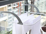 Portable Clothes Drying Rack Multipurpose Collapsible Hanging Drying Rack for Balcony Railings V1294-YM0716-3117220157811