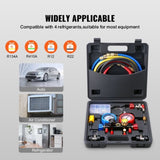 VEVOR AC Manifold Gauge Set 4-Way Fit R134A R22 R12 R502 Refrigeration Charging V952-STLLMBZZLJ4TE7B0MV0