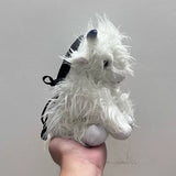 White Highland Cattle Chalk Bag Rock Climbing Equipment V1261-HIGHLANDCATTLE001