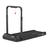 Lifespan Fitness V-FOLD Treadmill with ErgoDesk Automatic Standing Desk 1500mm in White/Black with V572-LFTM-VFOLD-E