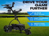 THOMSON E5000 Pro Lithium Golf Buggy, 36 Hole, Only 12kg, Easy Fold, Electric Motorised Buggy V219-GLFGBSTM6MLA