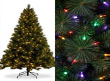 Christabelle 1.8m 6ft Grand Sierra Christmas Tree Pre Lit Multi Function LED Memory Wire Artifi 112_WFLGS6