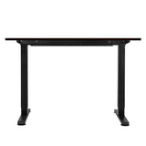 Levede Motorised Standing Desk Adjustable 140cm Walnut 1000x 1MM DH4948-140D-BKWA