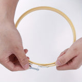 24 Pack 6 Inch Bamboo Embroidery Hoops with Adjustable Screw, Natural Cross Stitch Hoops for Hand V1369-AZ3-W-16973