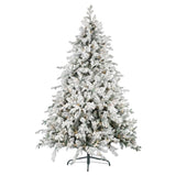 National Tree Company 2.3m Snowy Dorchester Pre-Lit Christmas Tree with 1198 Tips 112_NATSD75