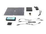 Solar Water Pump Kit 50W Solar Panel 22W Water Fountain Pump with Battery Box Timing Controller V1294-YM0706-3114230091111