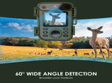 32MP 1080P Infrared Night Vision Scouting Camera, IP66 Waterproof Outdoor Wildlife Sensor Camera V888-ELOSUNG55137