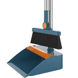 1 Set Foldable Broom & Dustpan Combo, Rotatable Durable Cleaning Tool Sweeping Kit for Home, V1366-AZ2-W-21167