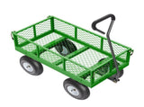 680 Lbs Steel Garden Cart on Wheels, Heavy Duty Garden Wagon Cart Pullable, Metal Outdoor Utility V952-ZXHYTCHH680LDM4Y8V0