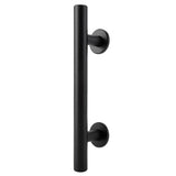 Black Heavy Duty Carbon Steel Sliding Barn Door Closet Pull Handle Wooden Gate Hardware V1294-YM0727-JY09920