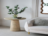 LOGAN CEMENT ROUND SIDE TABLE V742-60957